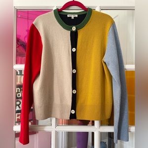 Nearly new Alex Mill Color block cardigan